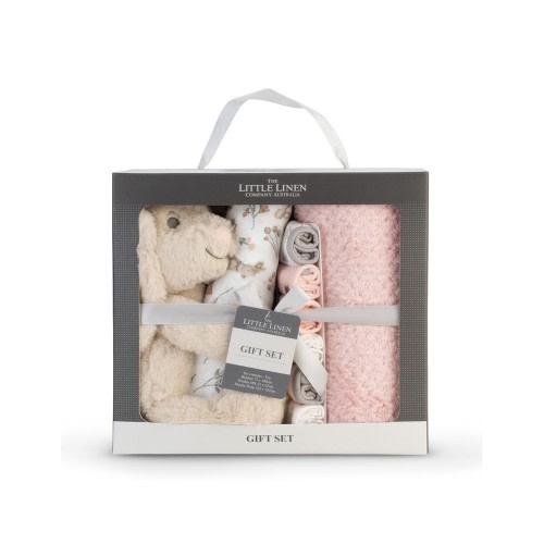 The Little Linen Co. Gift Set Harvest Bunny | Boxing Day Sale | Baby Bunting AU