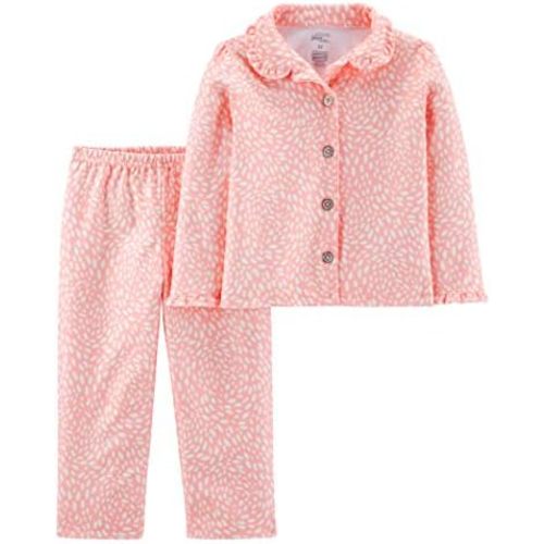 Simple Joys by Carter's Toddlers and Baby Girls' 2-Piece Coat Style Pajama Set