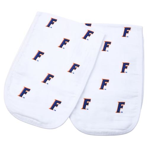 Florida Gators Three Little Anchors Infant 2-Pack Muslin Burp Cloth Set