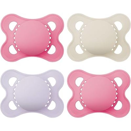 MAM Original Matte Baby Pacifier, 0-6 Months, 4 Count