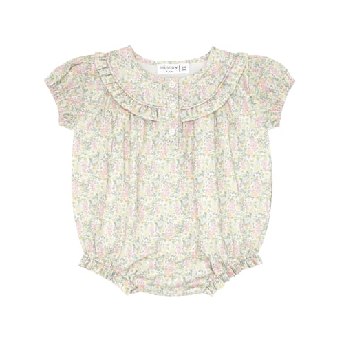 baby girls wildflower bouquet bubble romper