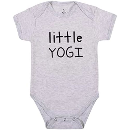 Yoga Baby Organic Cotton Girl Boy Clothes Little Yogi Onesie for Yoga Babies