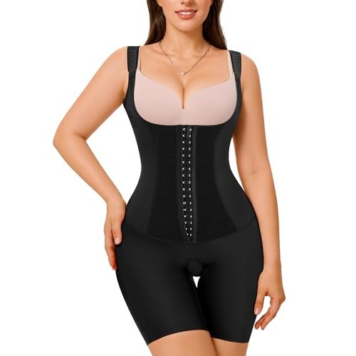 Gotoly Shapewear Bodysuit for Women Tummy Control Fajas Colombianas Waist Trainer Butt Lifter Thigh Slimmer Full Body Shaper