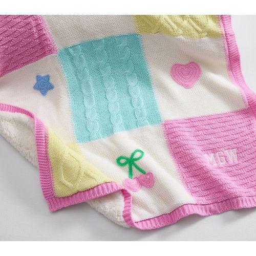 Stoney Clover Lane Patchwork Heirloom Baby Blanket