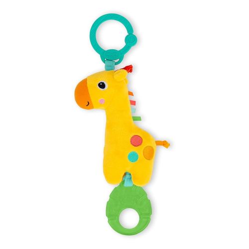 Bright Starts Tug Tunes On-The-Go Toy for Stroller and Carriers - Giraffe - Unisex, Newborn +