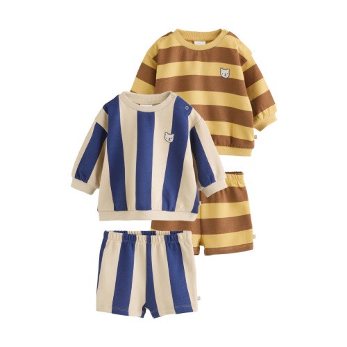 4-Pack Sweatshirt & Shorts Sets