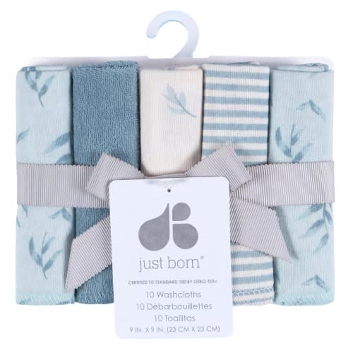 Just Born Baby 10-Pack Washcloths - Pink