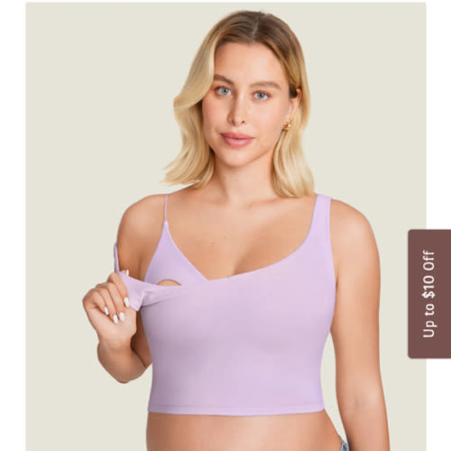 Natrelax® Nursing Crop Tank Top
