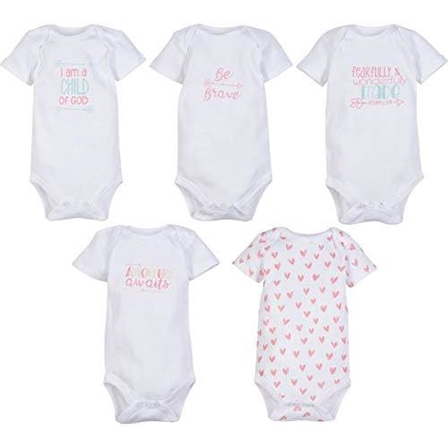 Miracle Baby 5-Pack Bodysuits