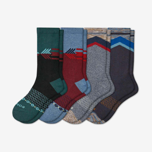 Men's Holiday Calf Sock 4-Pack