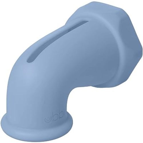 Ubbi Bath Spout Safety Guard, Soft Silicone Spout Cover for Baby Bath Time, Must Have Bath Time Accessory, Cloudy Blue