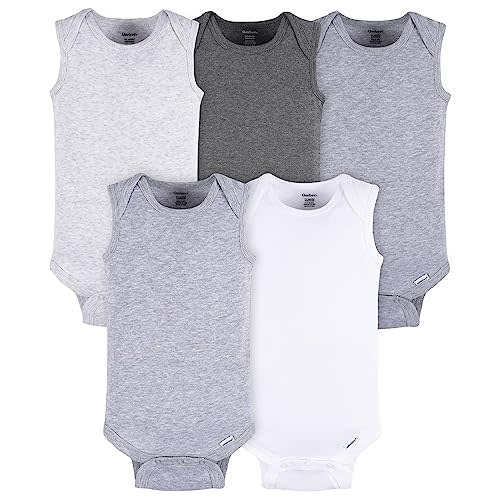 Gerber Baby Girls Multi-Pack Sleeveless Onesies Bodysuit