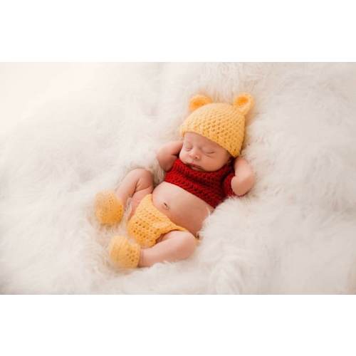 Crochet inspired by Winnie the Pooh Set - Available (Preemie - 6 months)
