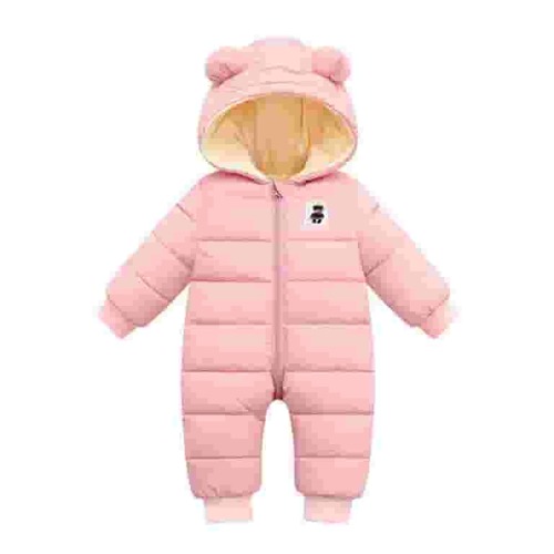 TAIAOJING Baby Girl Boy Snowsuit Padded Jacket Girls Down Outwear Boys Coat Warm Snowsuit Hooded Jumpsuit Romper Baby Boys Coat&jacket 0-3 Months