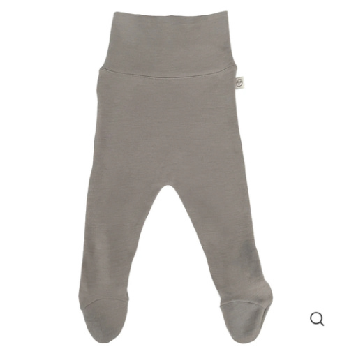 Baby Footed Pants, Merino Wool, Dove
