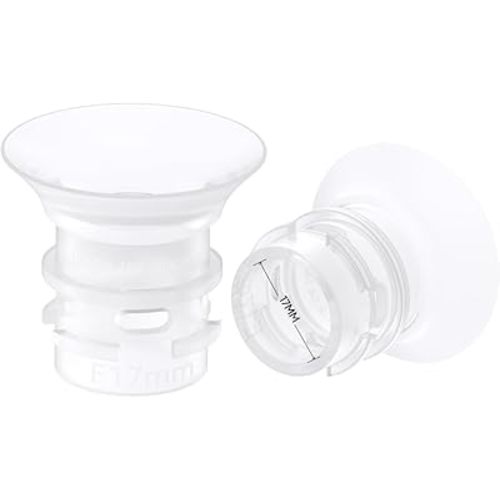 eufy Original 17mm Sizing Inserts (2-Pack) for Wearable Breast Pump S1/S1 Pro/E10, Silicone Sizing Inserts, Easy to Install and Use, Comfortable and Precise Fit for Better Suction