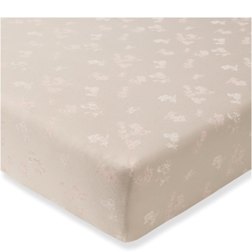 Whimsical Floral Organic Cotton BEESNUG® Fitted Crib Sheet