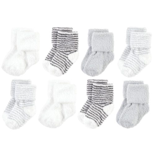 Hudson Baby Baby Girls' Cotton Rich Newborn and Terry Socks
