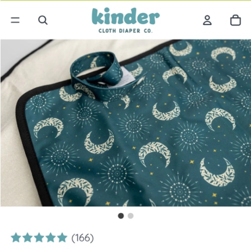 Ultra-Soft Bamboo Machine Washable and Wipeable Diaper Change Mat