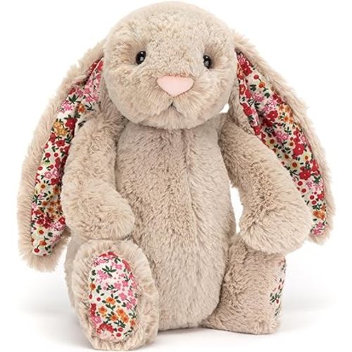 Jellycat Blossom Posy Bunny Stuffed Animal, Medium 12 inches - Rabbit and Bunny Plush Toy - Classic Children's Gift