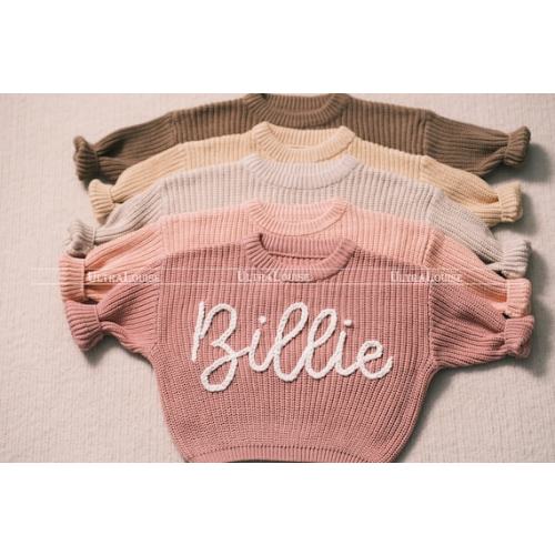 Cherished Custom Baby Sweaters: Personalize Their Name With Stunning Embroidery - Etsy