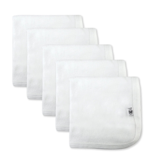 5-Pack Organic Cotton Baby Terry Wash Cloths | Honest Baby Clothing