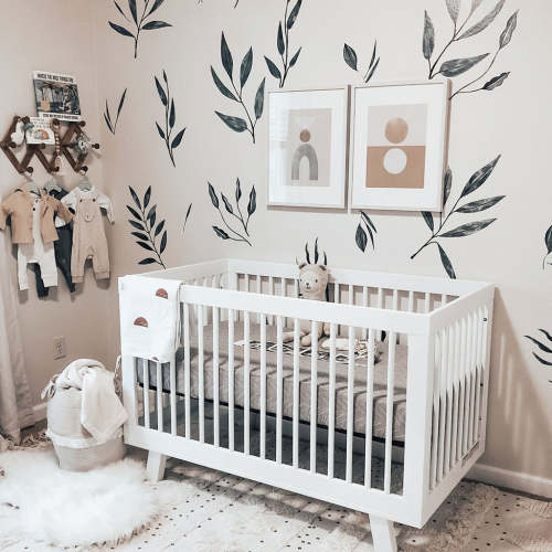 Watercolor Leaves Wall Decals