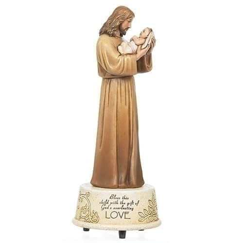 Jesus Loves Me Musical Statue - 8.75"