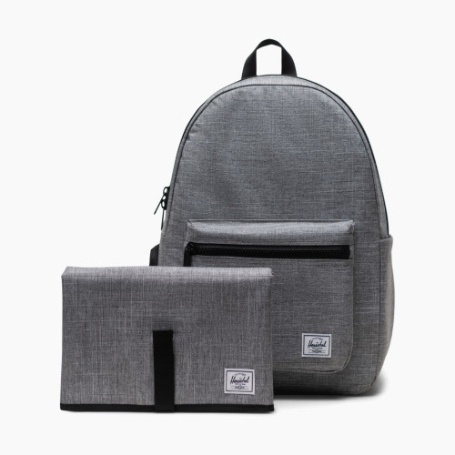 Herschel Supply Co. Settlement Backpack Diaper Bag - Raven Crosshatch