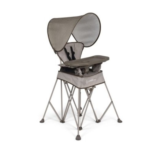Baby Delight Go with Me Uplift Deluxe Portable High Chair with Canopy - Sandstone (Unisex)