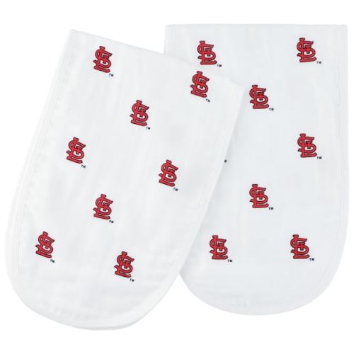 St. Louis Cardinals Three Little Anchors Infant 2-Pack Muslin Burp Cloth Set
