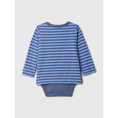 Baby Organic Cotton Shirt Bodysuit