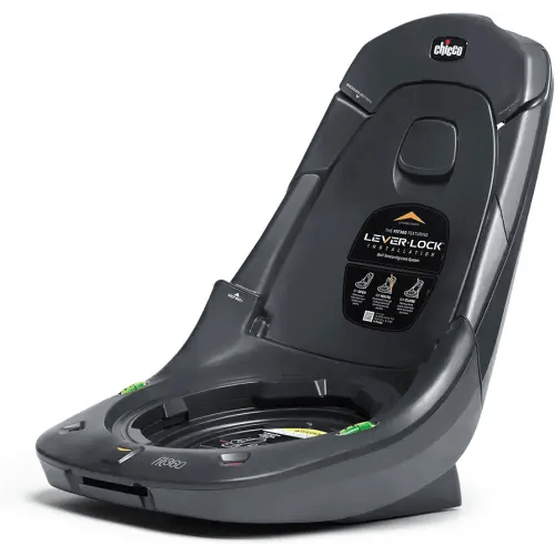 Chicco Fit360 Rotating Convertible Car Seat Base, Additional Base for The Fit360 Rotating Convertible Car Seat, LeverLock Installation | Anthracite/Grey