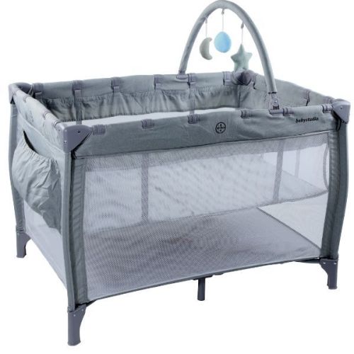 Roger Armstrong 3in1 Portacot Grey Melange