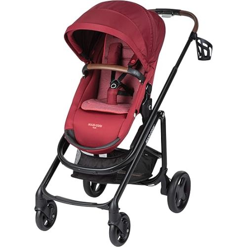 Maxi-Cosi Tayla Stroller, Modular Lightweight Stroller Seat, Parent or World Facing, Essential Red