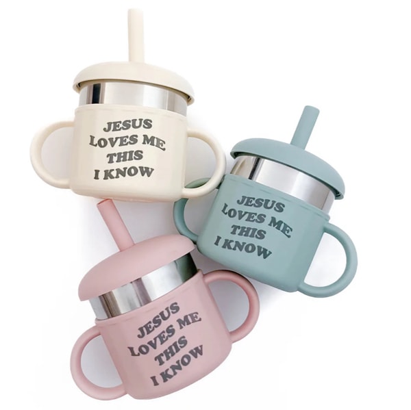 Jesus Loves Me This I Know Sippy Cup – OUR HOUSE ABOVE