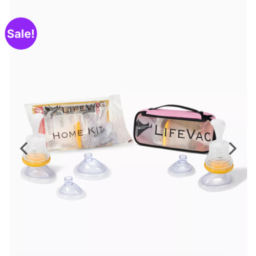 LifeVac Home and Travel Kit Bundle - Toddler and Adult Choking First Aid Device