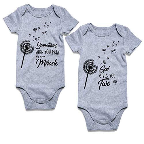 BFUSTYLE Baby Boys Girls Romper Infant Funny Bodysuit Outfit 0-18 Months