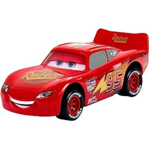 Amazon.com: Mattel Disney Pixar Cars Toy Cars & Trucks, Moving Moments Lightning McQueen Vehicle with Moving Eyes & Mouth (Amazon Exclusive) : Automotive