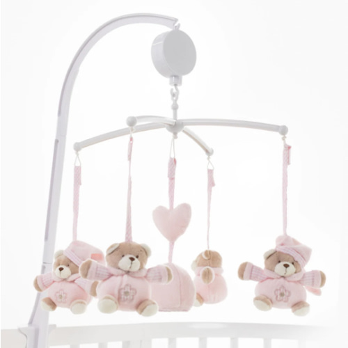 Bear Musical Mobile - Pink
