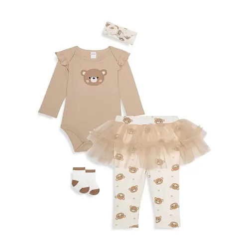 Baby Girl's 4-Piece Tutu Legging Set