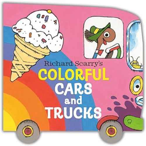 Richard Scarry's Colorful Cars and Trucks (A Chunky Book)
