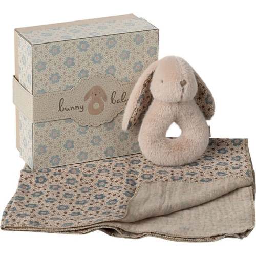 Bunny rattle set - Powder