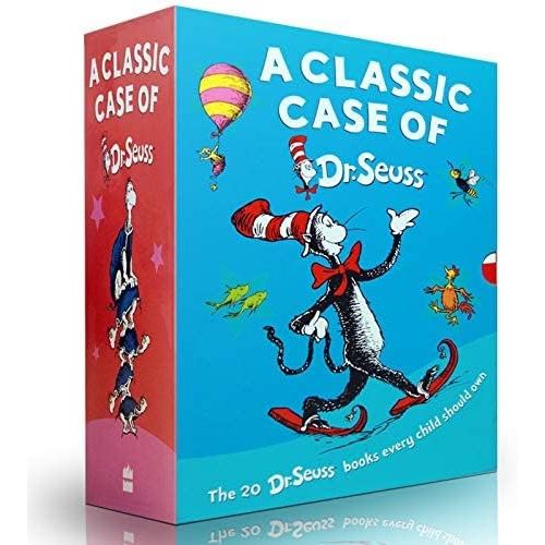 A library of Classic Case of Dr. Seuss 20 books Collection box set Paperback