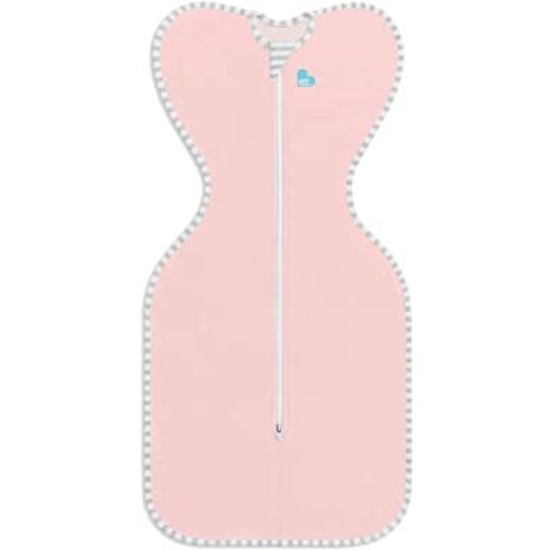 Love To Dream Swaddle UP Self-Soothing Sleep Sack 13-19 lbs., Dramatically Better Sleep, Snug Fit Calms Startle Reflex, 1.0 TOG, Dusty Pink, Medium