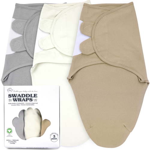 Baby Swaddles for Newborns - 3 Pack Baby Swaddles for 0-3 Months - Baby Swaddle Sleep Sack