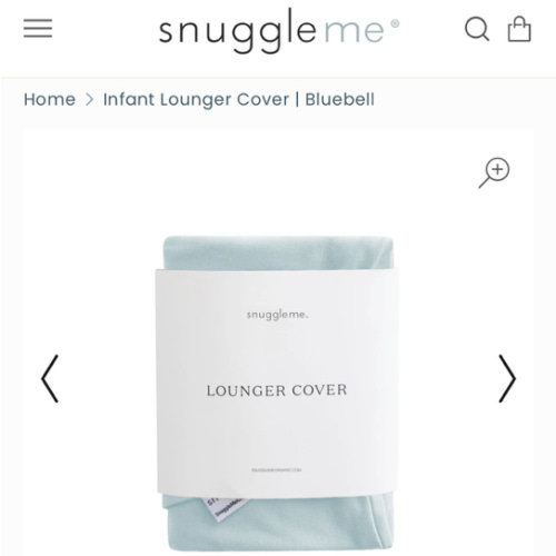 Snuggle Me Infant Lounger Cover | Bluebell