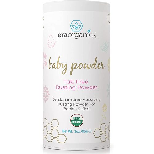 Amazon.com: USDA Organic Baby Powder Talc-Free Dusting Powder - Soothing Organic Arrowroot, Calendula and Cornstarch Baby Powder for Newborn, Babies and Toddlers - Made in USA - 3oz/85g : Baby