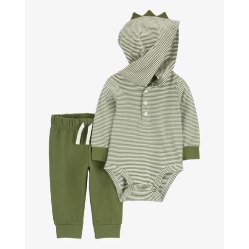 Baby 2-Piece Dinosaur Hooded Bodysuit Pant Set - Carter's | Carter's