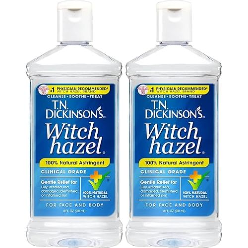 Dickinson's Witch Hazel Astringent | 8 Ounce | Pack of 2